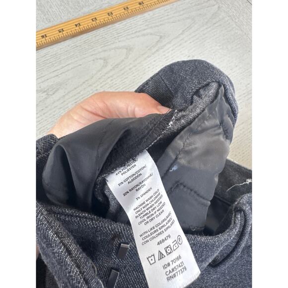 Ann Taylor Factory Slacks Professional Corporate Girly Dark Wash (K) - Picture 4 of 5